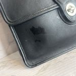 Coach Vtg Willis Handbag Black Leather Crossbody Turnlock Closure 9927 old money Photo 2