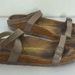 Birkenstock Women's Yara Oiled Tan Leather Flat Size 38/US 7-7.5 Photo 1