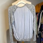 Kut From The Kloth Black and White Long Sleeve blouse Photo 2