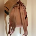 Coach A Rare HTF Modern Vintage  Pink Mini Charlie Pebble Leather Backpack Photo 4