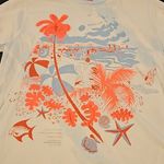 💕MOTHER💕 The Rowdy Tee ~ 100% Supima Cotton Lighten Up Beach Graphic XS NWOT Blue Photo 11