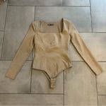 ZARA  Square Neck Long Sleeve Bodysuit. Photo 1