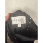 Azazie Black Angie Dress Sz A4 Aline Corset Chiffon Dress Formal Bridesmaid Photo 8