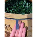 Anthropologie Pilcro by  Large Distressed Long Sleeve Split Hem Tunic Top Gold Photo 3