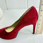 Chinese Laundry  Red Suede Heels Photo 4
