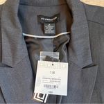 Liz Claiborne  AUDRA CLASSIC Career Pant/Blazer Suit Sz 18S Charcoal Gray 2PC NWT Photo 8