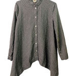 Anne Klein black & white Gingham tunic Blouse Photo 0