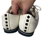 G/FORE Stud Cap Toe Golf Shoes Women's Size 9 White Leather Spiked Narrow Sole Photo 9