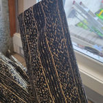 Maggie Barnes 32W Plus Size Shirt Dress Black Beige Print Long Sleeve Career Photo 2