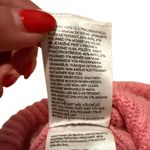 H&M  Ribbed Knit Pink Beanie Wool and Mohair Blend One Size Photo 4