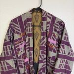 Handmade Jacket Art to Wear Top Womens OS Purple Reversible Patchwork Embroider Size undefined Photo 1