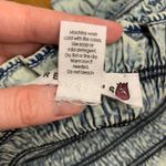 Tulip Creations Smocked Crop Top Womens Small Blue Tie Strap Sleeveless Denim Photo 3