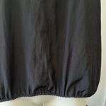 Vintage 90s Chaiken sleeveless black crew neck zipper front tunic blouse size 6 Photo 3