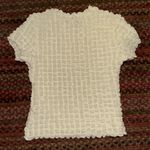 Topshop RUCHED CREAM PUFFY TOP Photo 2