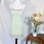 Lilly Pulitzer Remi Blue Horizon Bayview Stripe Metallic Corset Dress Sz 6💛 Photo 13