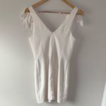 Amanda Uprichard  White Sleeveless Mini Dress Photo 3