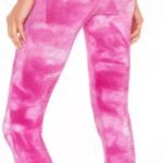 Free People Movement Women’s Good Karma Tie Dye 7/8 Full Length Pink Leggings size XS/S Photo 1