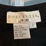 Doncaster Vintage Silk Goth Formal Midi Dress Rosette Detail Size 8 Cocktail Photo 8