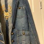 Faded Glory  Embroidered Floral Jean Jacket Photo 4