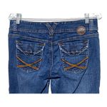 XOXO Jeans Bootcut Flare Juniors Womens 7 / 8 Thick Stitch Pocket Stretch Y2K Photo 2