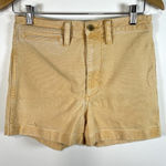 Madewell  Women's Size 27 Peach‎ Shorts Mustard Casual Spring Summer Beach Photo 0