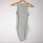 Nordstrom Madison & Berkeley Stripe Lace Up Bodysuit Photo 4