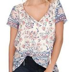 Lucky Brand  border blouse size small Photo 0