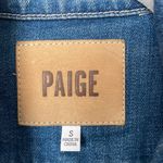 Paige Mosaic Tile Vermont Raffia Jean Denim Jacket Size Small Photo 4