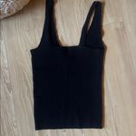 Lovers + Friends  Black Ribbed Tank Top Photo 2