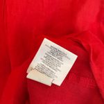 Ellen Tracy Ellen Tracy Red Linen Top Size Medium Photo 6