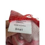 JEAN PIERRE KLIFA Floral Zip Long Sleeve Wool Blend Top Sz Small Red Photo 2