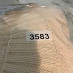 Vintage Wainscott Cream Cable Knit Mock Neck Cotton Sweater Size S Gilmore Girls Photo 8