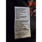 AUDREY PARKS Floral Square Neck Long Sleeve Midi Dress‎ Womens Medium Black Red Photo 4