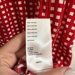 Maeve  Red and White Checkered Dress Size XS Photo 4