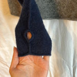 27 Miles Malibu 100% Cashmere Grey/Navy Jeweled Skull Sweater with thumbholes Gray Size XS Photo 5