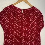 Rebecca Taylor 3D Applique Red Floral Heart Top 100% Silk Size 2 Valentines Love Photo 10