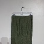 Topshop Green Textured Convertible Maxi Skirt Sz 8 Photo 7
