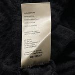 Free People Medium Thermal Top Juicy Cowl Neck Split Back Long Sleeves Black New Photo 13