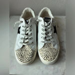 Vintage Havana  Women’s Forever Wind Cheetah Print Star Leather Sneakers Size 8.5 Photo 3