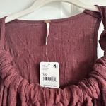 Free People  Henriette Jumpsuit Romper in Raisin‎ NWT Photo 6