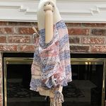 Liberty Love off the shoulder red white and blue zig zag top / L / NWT Photo 2