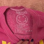 Urban Outfitters Pink Nirvana Graphic Sweatshirt Photo 1