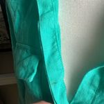 L'Agence L’agence Cameron Long Shirt Dress Women's Pop Green Linen Size XS Photo 3