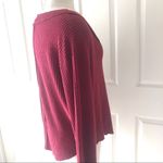 Urban Outfitters burgundy V neck blouse SP Photo 2