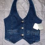 Altar'd State Denim Halter Top Photo 1