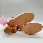 Allegra K  Sandal Womens 7 Pink Open Toe Bow‎ Chunky Heel Sandals NEW Photo 4