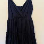 Molly Bracken Lili‎ Sidonio X  Dress Navy Mini Cotton Adj Straps Large Photo 0
