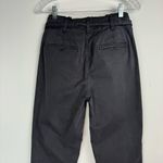 American Eagle Womens Tapered Pants Trousers Sz 4 LONG Belted Tie Waist Photo 13