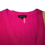 1. State Hot Pink Ribbed Button Front Cardigan Sweater Women’s XL – Long Sleeve Photo 3