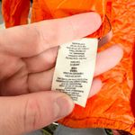 Free People  Jacket Women Medium Parachute Festival Windbreaker Orange Packable Photo 3